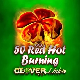 50 Red Hot Burning Clover Links slot icon by Novomatic, available at 5Gringos Casino
