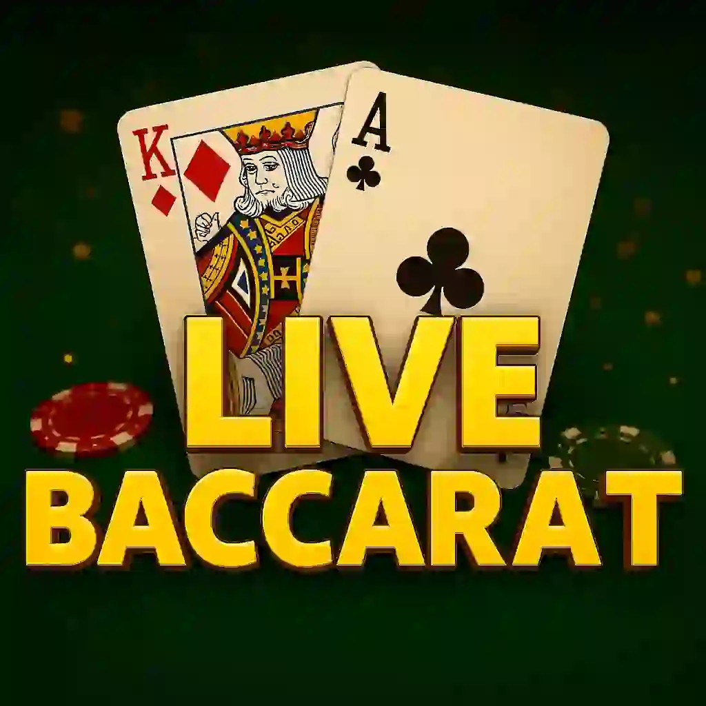 Live Casino logo of Live Baccarat from Evolution at 5Gringos Casino