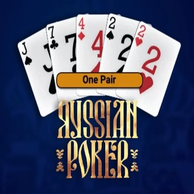 Russian Poker slot logo by OneTouch Games at 5Gringos Casino
